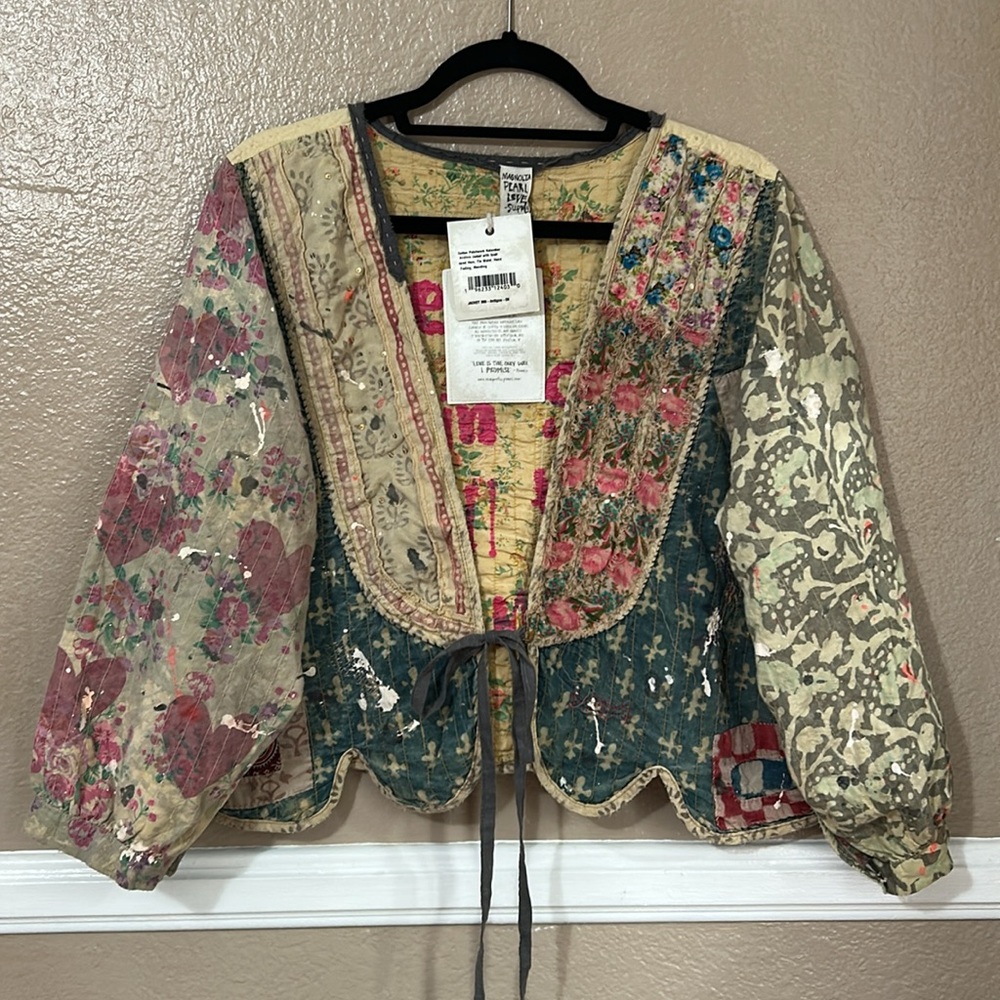 Magnolia Pearl Kalamkari Andhra Jacket - Picture 5 of 13